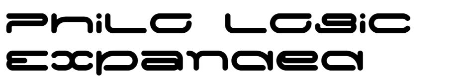 Philo Logic Expanded font free
