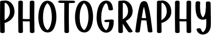 Photography font free