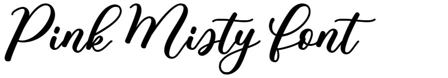 Pink Misty Font free