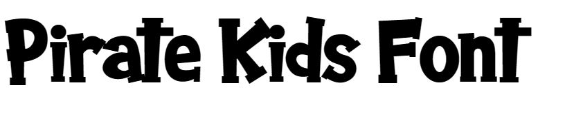 Pirate Kids Font Free