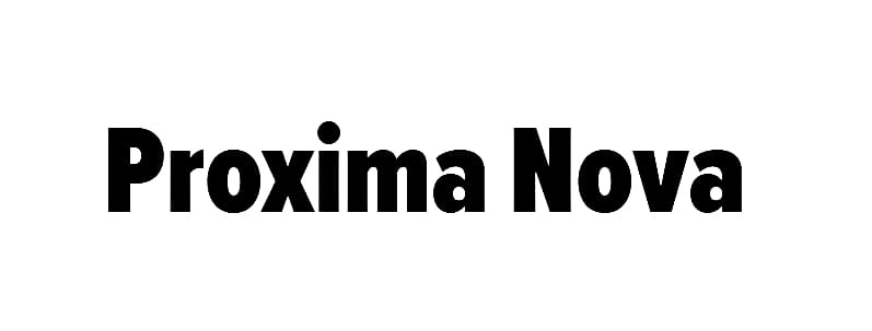 Download Proxima Nova Font free