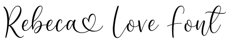 Rebeca Love Font free