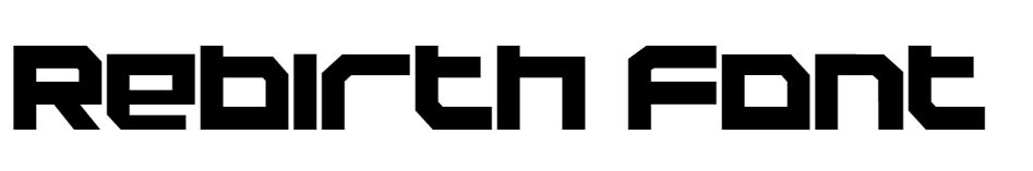 Rebirth Font Free