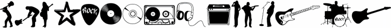 Rock Star Music Font Free