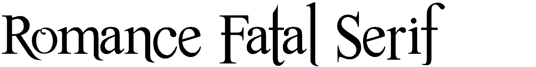 Romance Fatal Serif font free