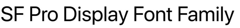 Sf Rounded Heavy SF Pro Display Font Family | DafontStyle