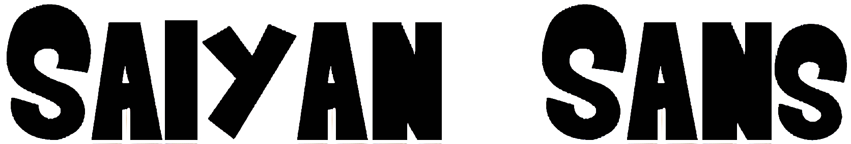 Saiyan Sans Font Free, Sayan Font