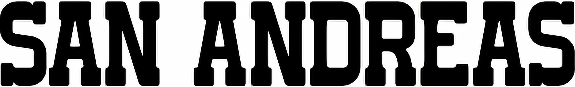 San Andreas bold font free