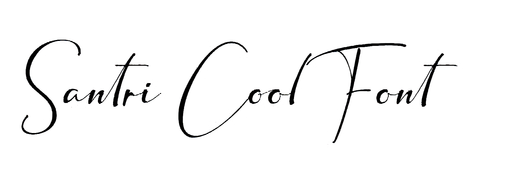 Santri Cool font Free signature