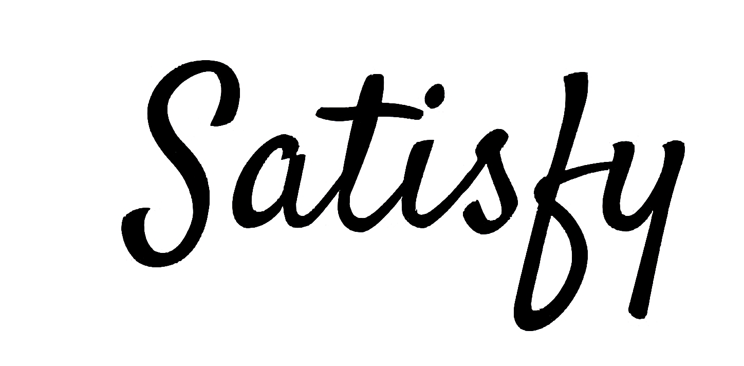 Satisfy Font free