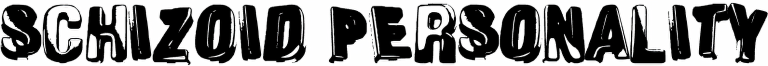 Schizoid Personality font Free