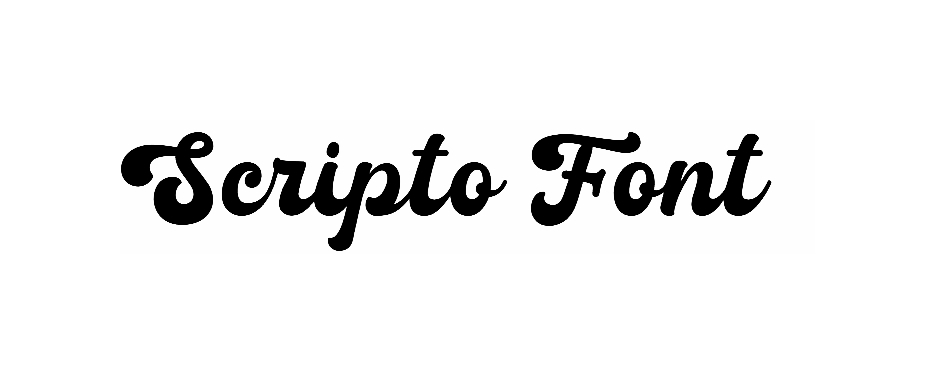 Scripto Font free download outline font