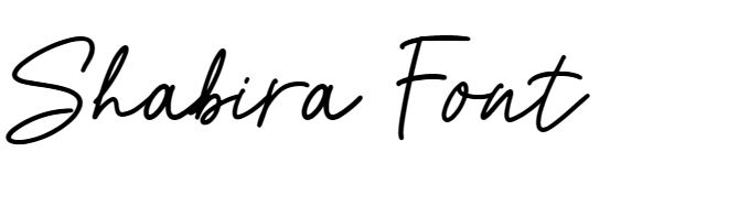 Shabira Font free