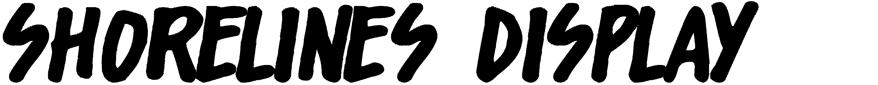 Shorelines Display Font free