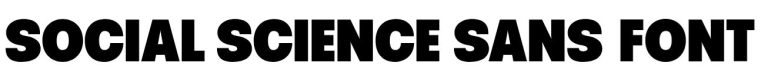 Social Science Sans Font free