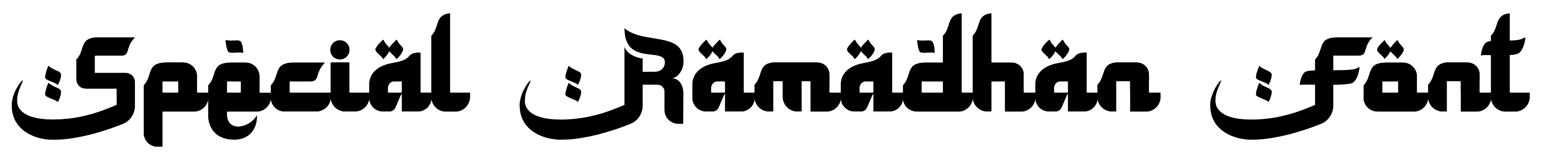 Special Ramadhan Font Free