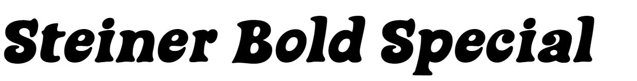 Steiner Bold Special font free