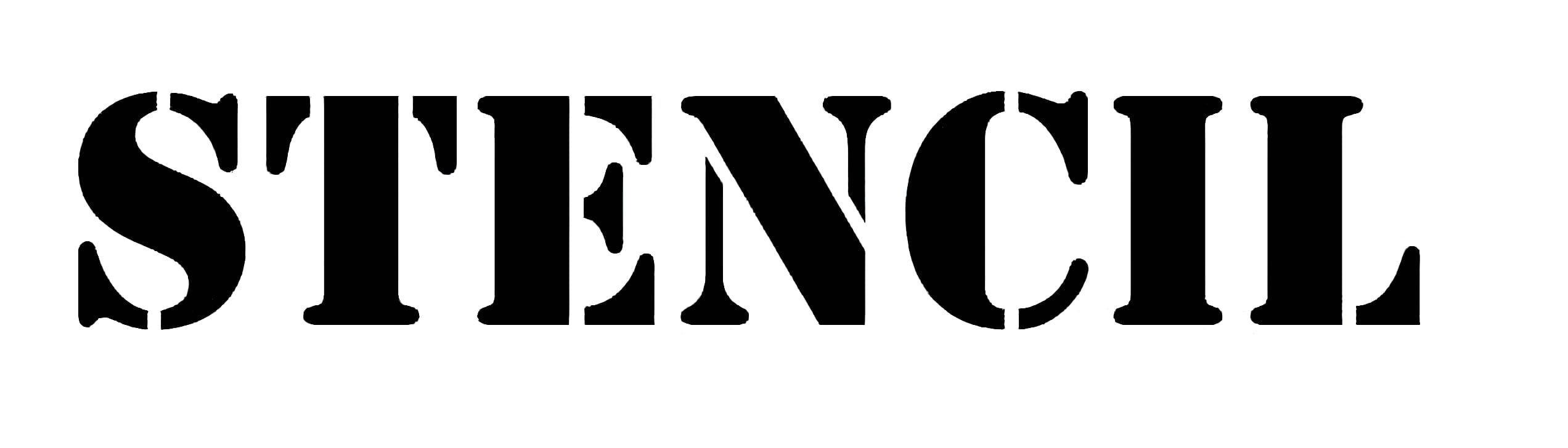Stencil font free
