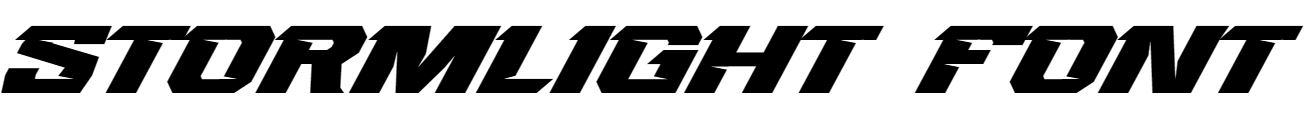 Stormlight Font Free
