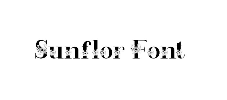 SunFlor Font Download
