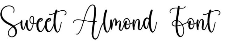 Sweet Almond Font free