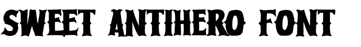 Sweet Antihero Font free