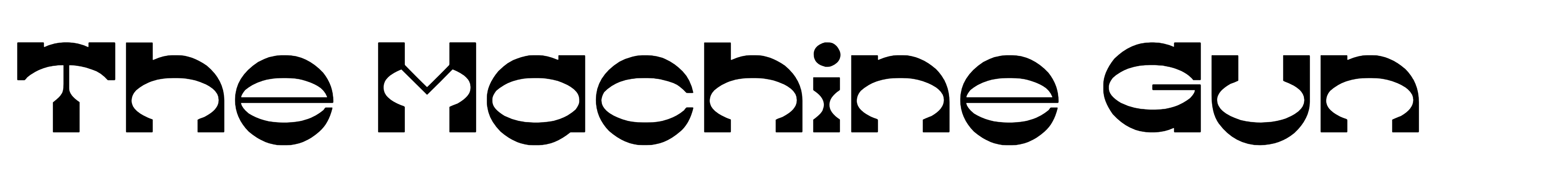 The Machine Gun font Free