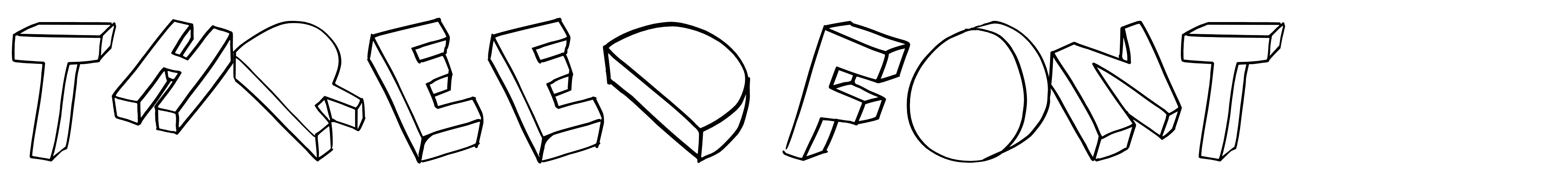 Threed Font Free