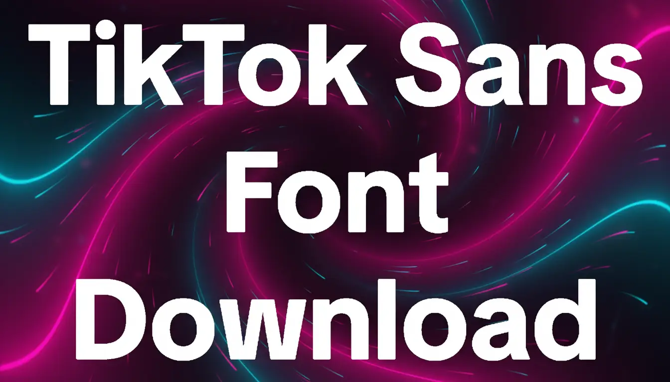 TikTok Sans Font Download