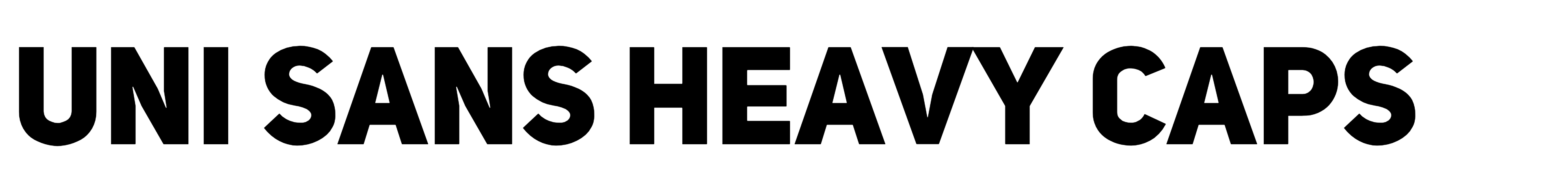 Uni Sans Heavy Caps font Free