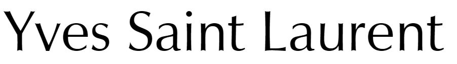 Vera Humana 95 font free, Yves Saint Laurent