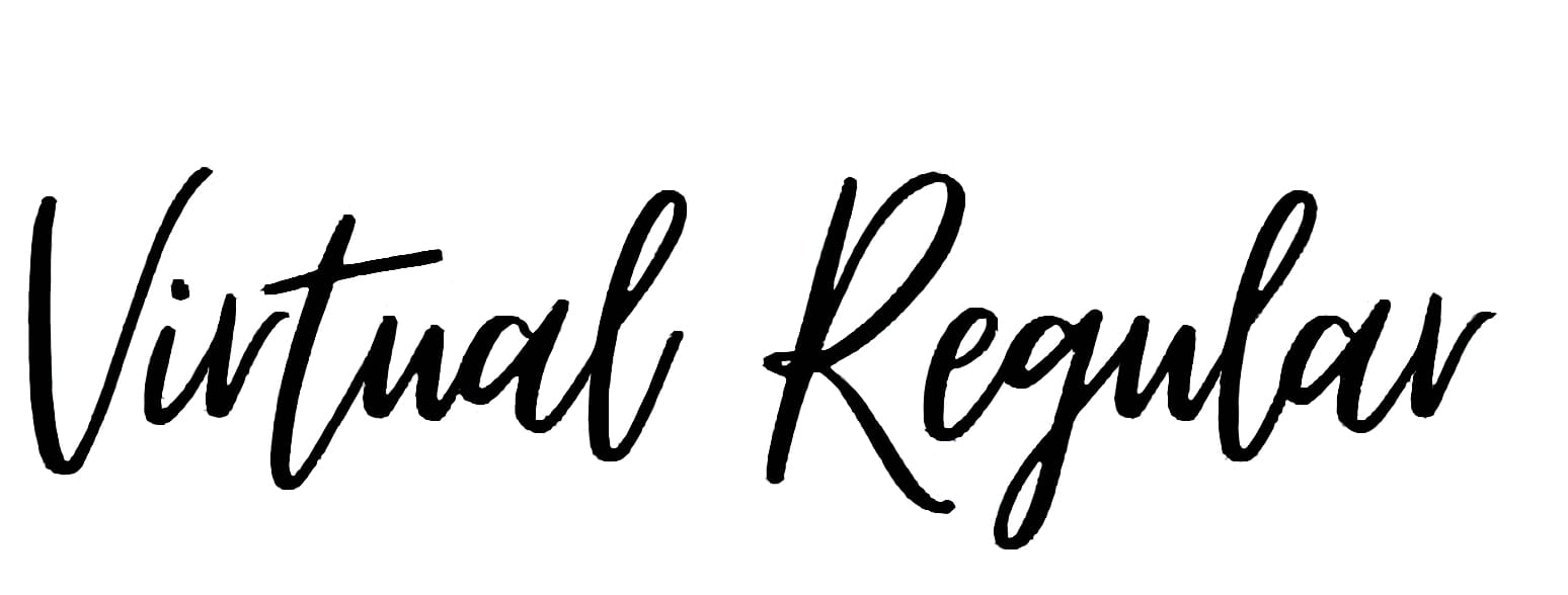 Virtual Regular font Free