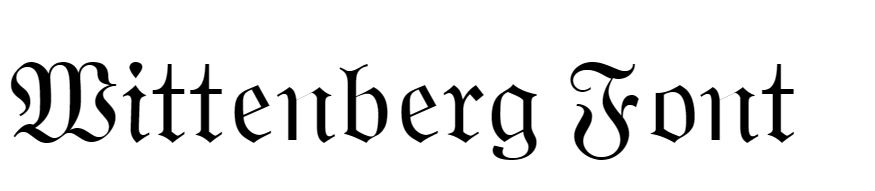 Wittenberg Font free
