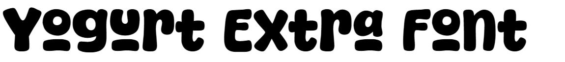 Yogurt Extra Font free