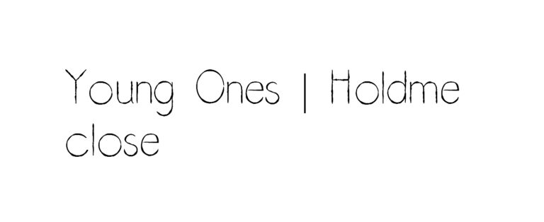 Young Ones Font Download
