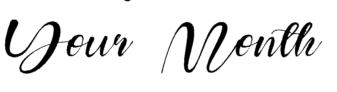 Your month Font free