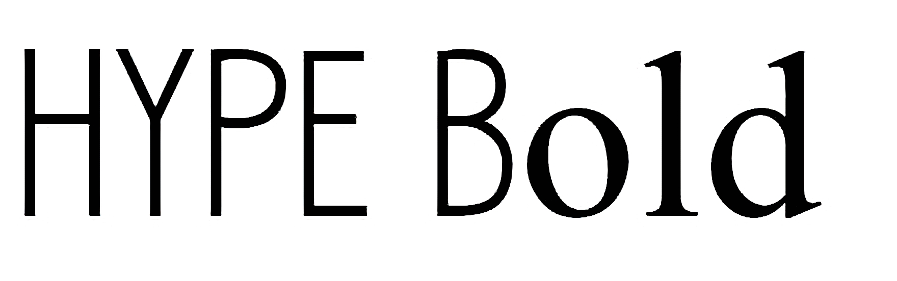 hype bold font Free
