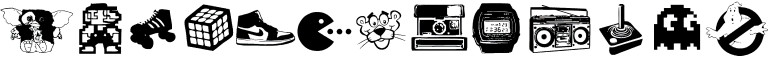 i love 80 Font free