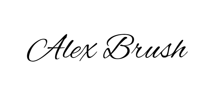 Alex Brush Font free download