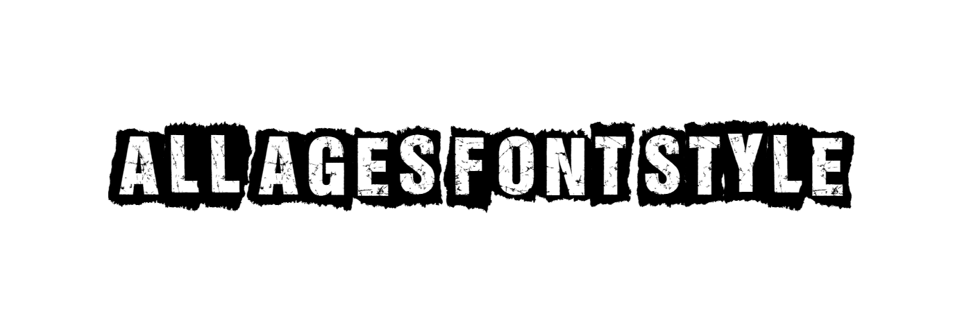 All Ages Font Download, Free Font