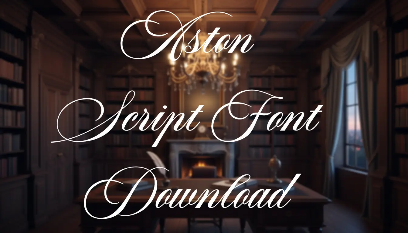 Aston Script Font Download