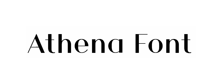 Athena Font free