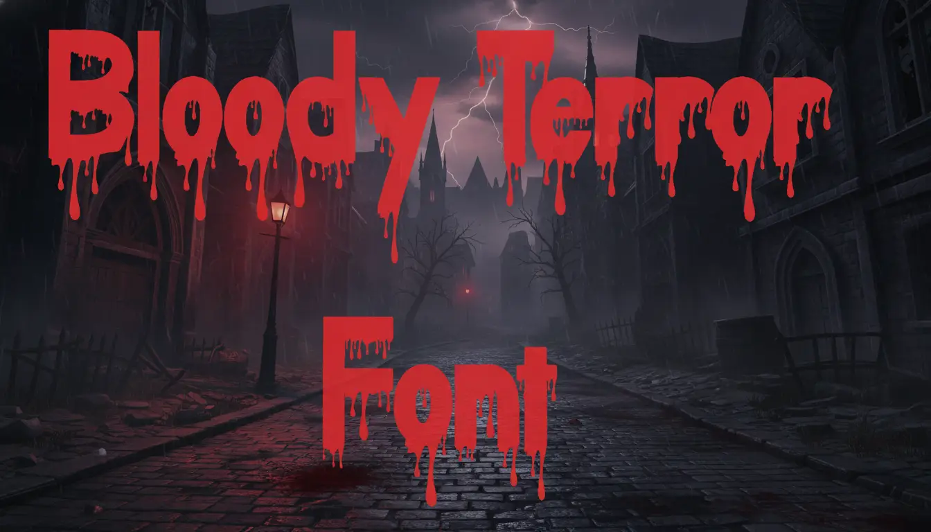 Bloody Terror Font