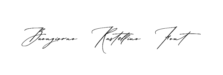Buongiorno Rastellino Font download