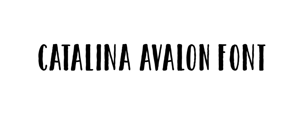 Catalina avalon font