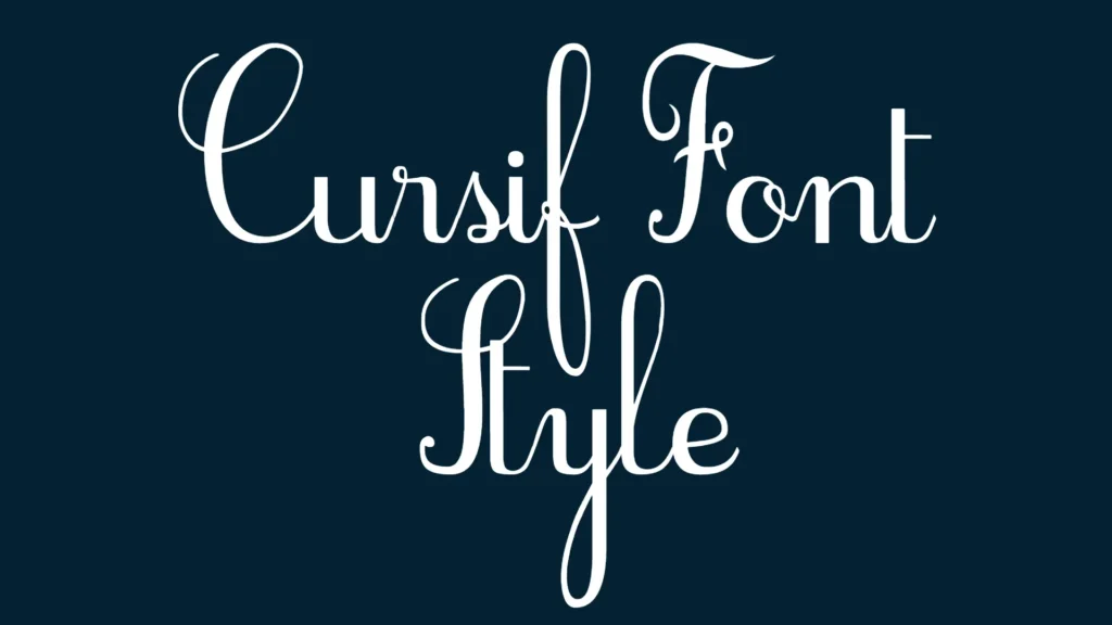 Cursif
