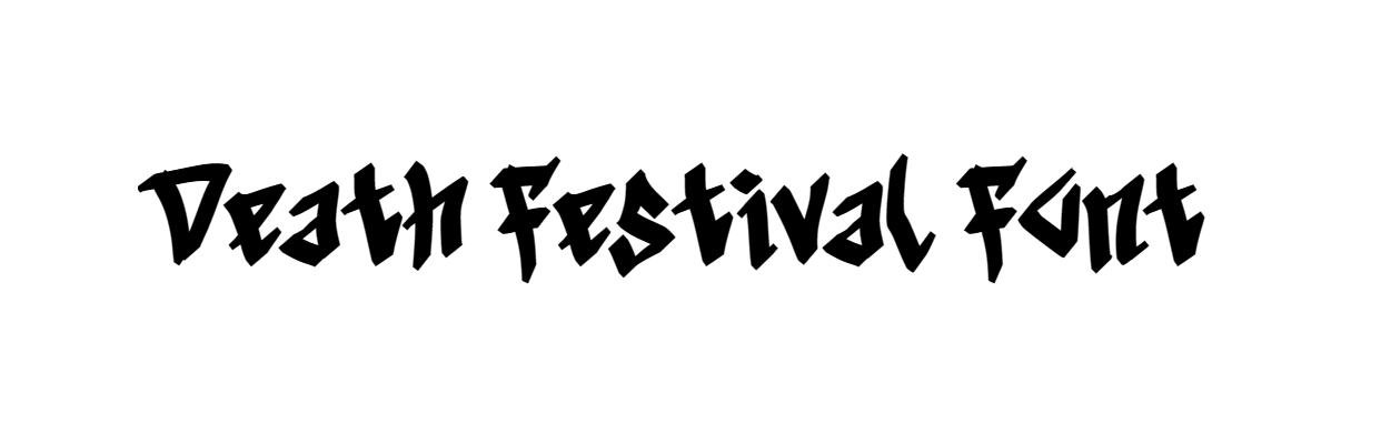 Death Festival Font