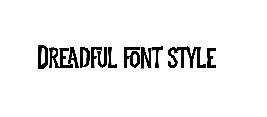 Dreadful Font