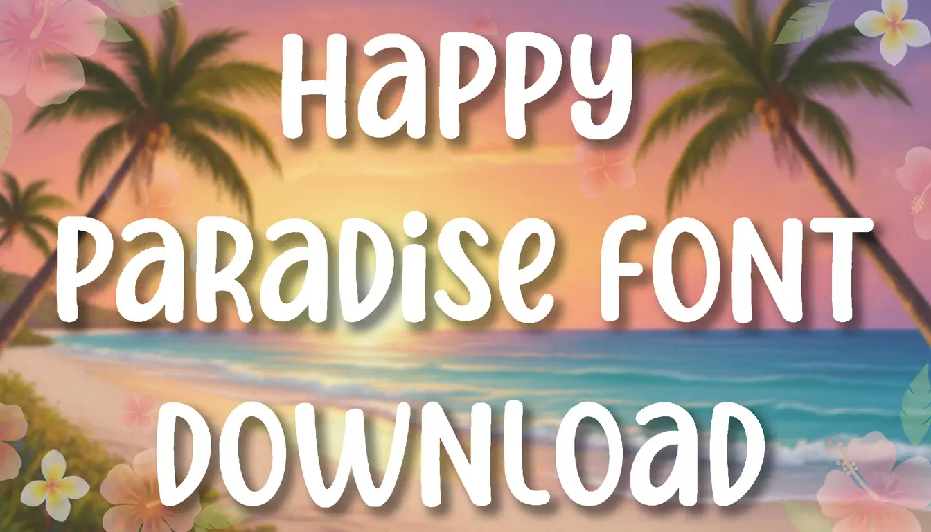 Happy Paradise Font Download