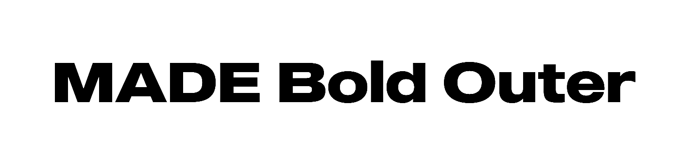 MADE Bold Outer Sans Font Download, MADE Outer font